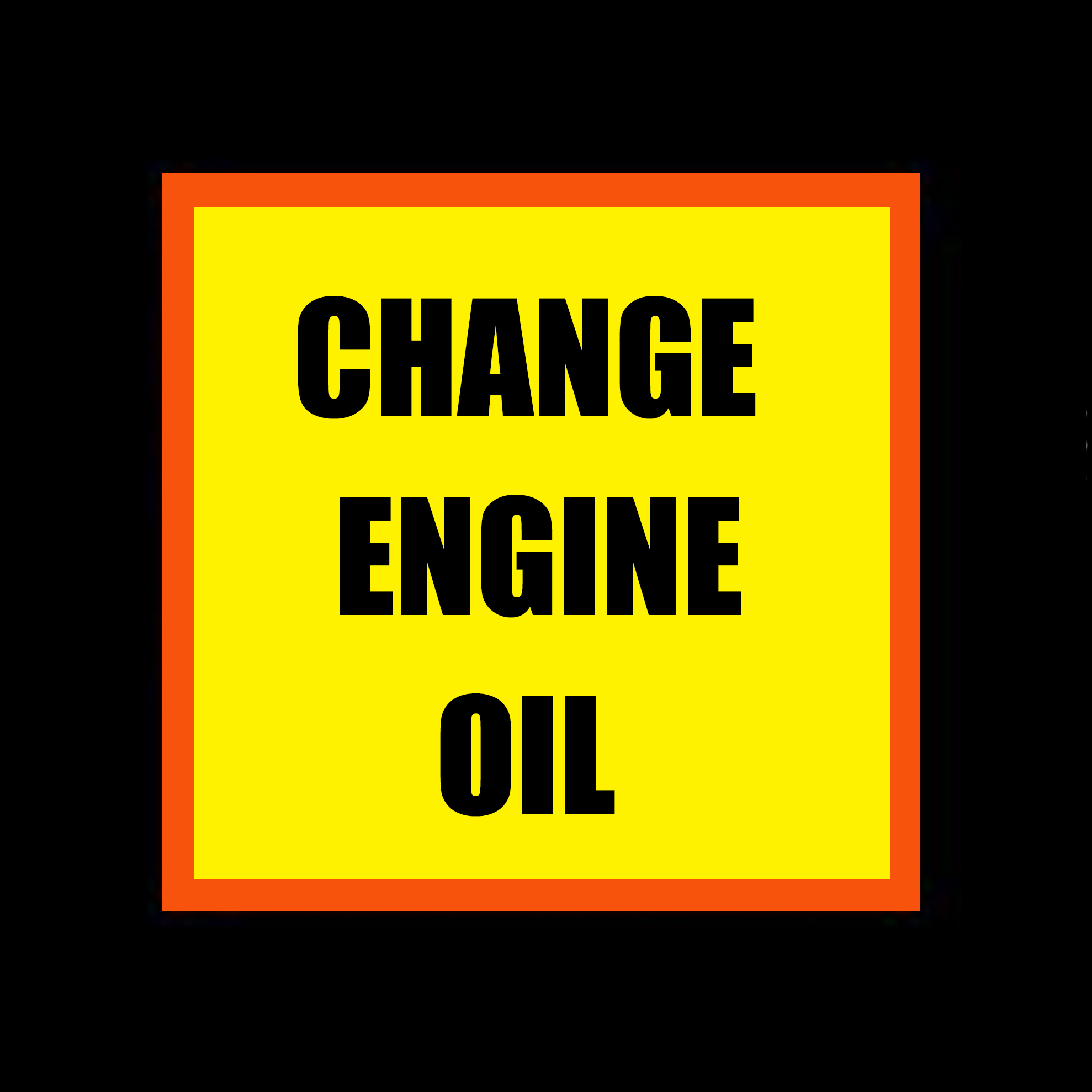 Change engine oil felirat világít a műszerfalon